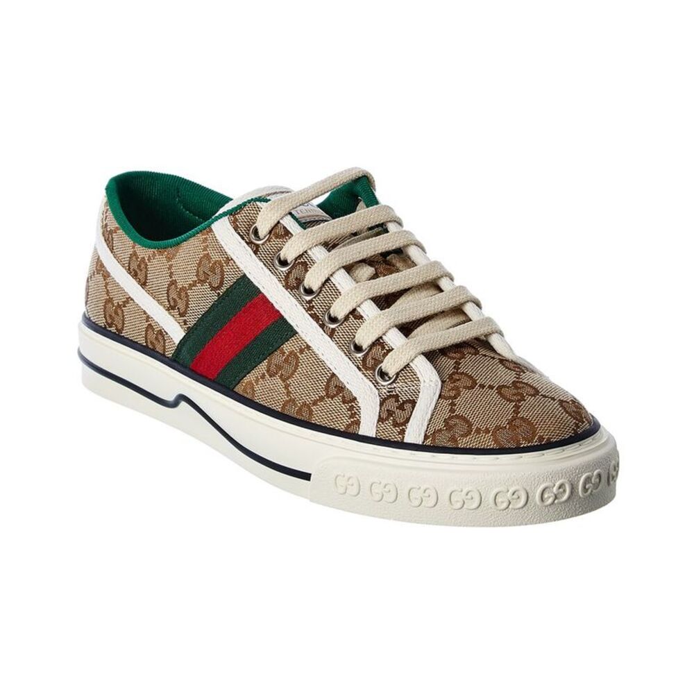 Gucci Tennis 1977 Canvas Sneaker, Beige